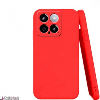 Liquid Air silikoninis dėklas - raudonas (Xiaomi 14) Liquid Air silikoninis dėklas - raudonas (Xiaomi 14)